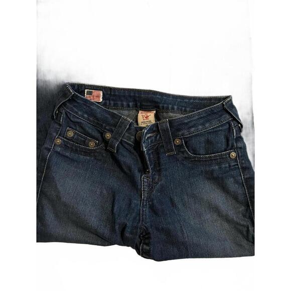 Auth y2K True Religion Women's Blue Jeans - Classic Fit 26 - Picture 3 of 8
